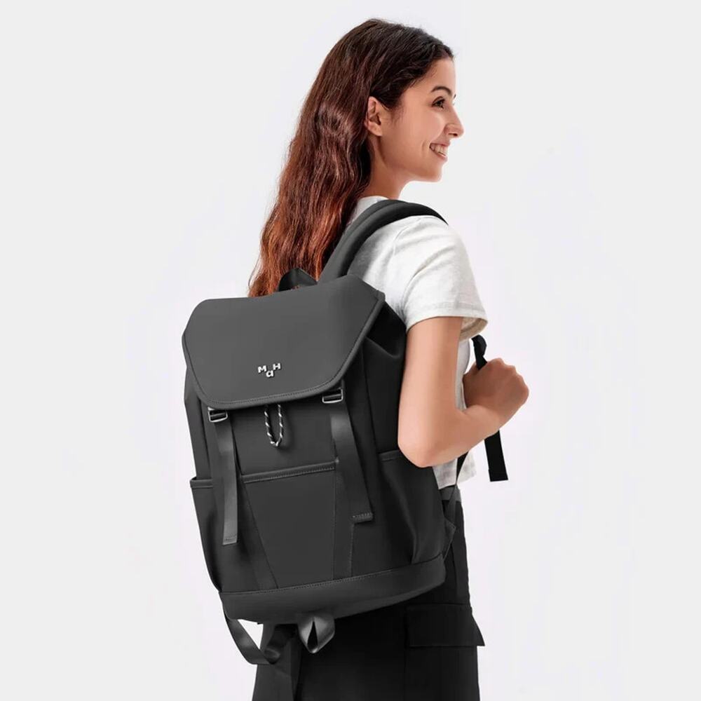 NEW MAH Women's Black Young Tour Standard 14" Laptop 18L Backpack